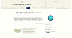 Desktop Screenshot of nationalpatentservices.com